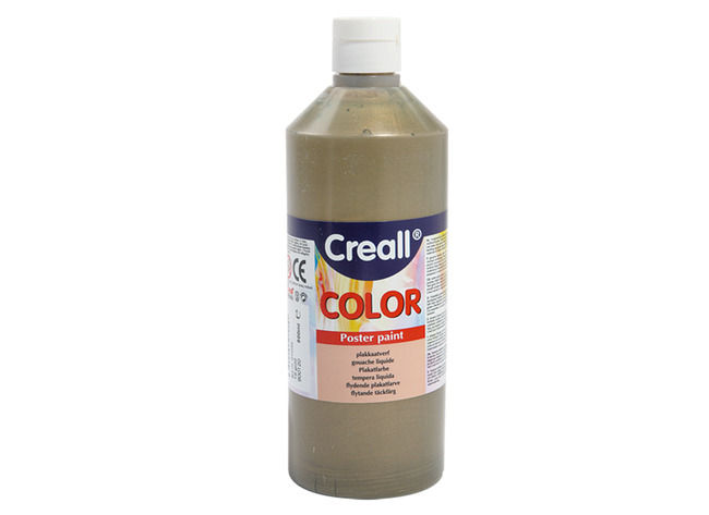 Verf - plakkaatverf - Creall Color Metallic - goud - 500 ml - per stuk