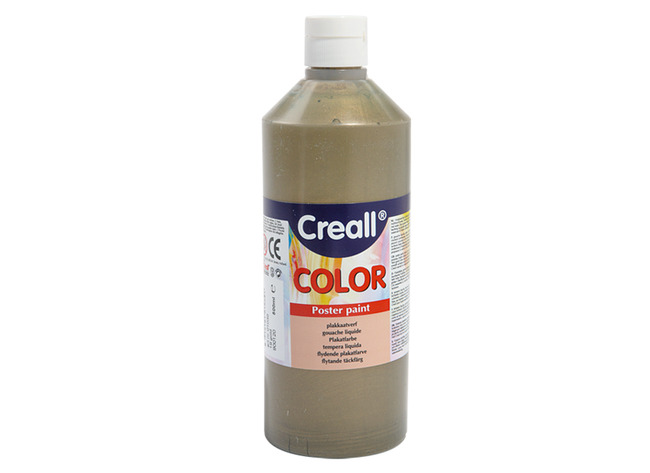 Plakkaatverf - Creall Color Metallic - Goud - 500 Ml