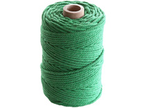 Touw - katoen - 2,2 mm x 70 m - macramé - lichtgroen - per stuk