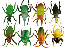 Speelgoed - figuren - insecten - decoratie - set van 60 assorti