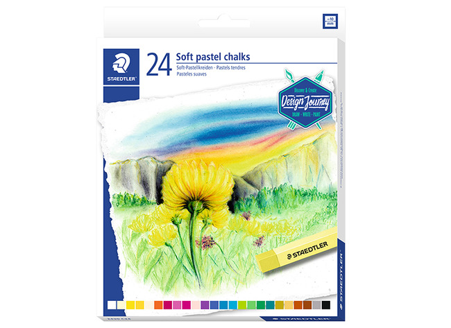 Waskrijt - Staedtler - pastelkleuren - set van 24 assorti