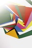 Knutselpapier - bicolor - recto-verso - 150 g - verschillende kleuren - set van 50 assorti