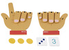 Rekenmiddel - telvingers - magnetisch - rekenen - per set