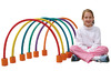 Evenwichtsparcours - halve hoepels - Spordas - foam - set van 6 assorti