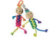 Draad - macramé - koord - regenboog - 0,4 cm diameter - bobijn van 25 m - per stuk