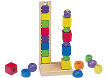 Kleur en vorm - nabouwen - Gogo Toys - toren - hout - per spel