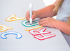 Letters - schrijfletters - alfabet - set van 36 assorti