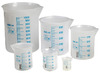 Maatbekers - set van 6 assorti
