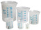 Maatbekers - set van 6 assorti