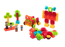 Bouwset - blokken - pinblokken - set van 85