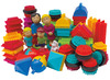 Bouwset - blokken - pinblokken - set van 85