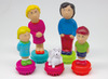 Bouwset - blokken - pinblokken - set van 85
