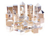 Bouwset - stapelblokken - TTS - metallic - set van 32 assorti