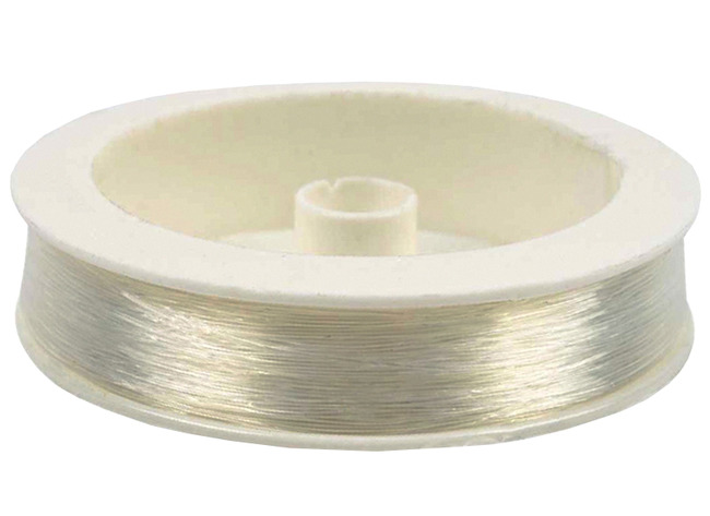 Koord - elastiekdraad - nylon - dun - 25 m - per stuk