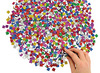 Decoratie - glitter steentjes - mozaïek - klein - set van 4000 assorti