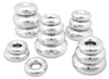 Open-ended - donuts - TTS - ringen - metallic - set van 16 assorti