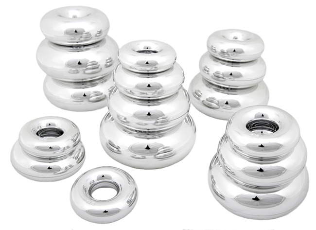 Open-ended - donuts - TTS - ringen - metallic - set van 16 assorti