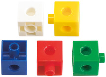 Bouwset - EDX Education - Linking Cubes - linkblokken - set van 400