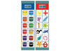 Kleur en vorm - Flohbox spelbord opdrachtkaarten - aanvulling voor NE6217 - magnetisch - assortiment van 24