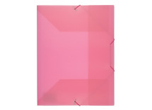 Mappen - elastomap - A4 - kunststof - fuchsia - per stuk