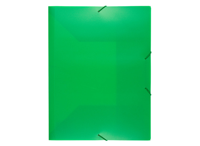 Mappen - elastomap - A4 - kunststof - groen - per stuk