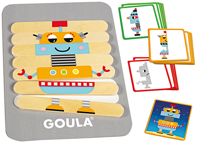 Kleur en vorm - Goula - Robot Mix - inzicht - per spel