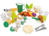Kook- en eetset - Dantoy - salade  - groentjes - kip - set van 63