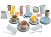 Kookset - eetset - Dantoy - servies - bioplastic - set van 94 assorti