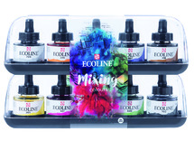 Verf - waterverf - Ecoline - 30 ml - set van 10 assorti