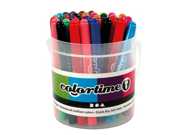 Marqueurs - marqueurs de couleur - Colortime - set de 42 assorti