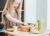 Kookset - eetset - Dantoy - servies - bioplastic - set van 79 assorti