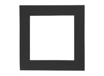 Passe-partouts - zwart - 12,5 x 12,5 cm - per 25
