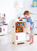 Speelmeubel - koelkast - Hape White Fridge-freezer - 35 x 30 x 74 cm - per stuk