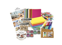 Knutselpakket - easykit - schuimdrukken - per set