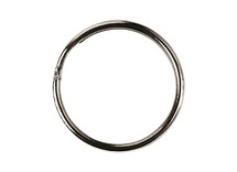Sleutelhangers - gebroken ringen - 2 cm diameter - set van 10