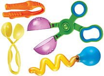 Fijne motoriek - Learning Resources Helping Hands Fine Motor Tool Set - schepschaar, grijper, waterpomp, knijptang - per set