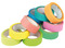 Kleefband - papiertape - gekleurd - set van 10 assorti