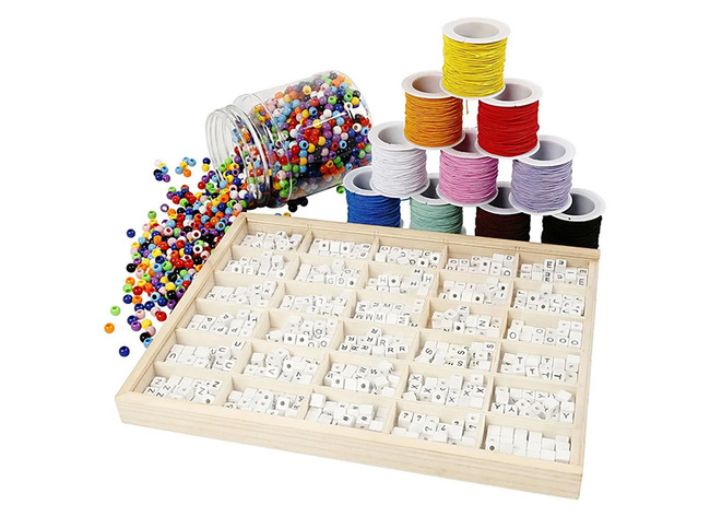 Knutselpakket - easykit - letterkralen - per set