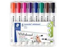 Stiften - whiteboard - Staedtler Lumocolor whiteboard - rond - 2 mm - set van 8