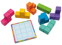Spel - denkspel - Djeco Cubissimo - kleurrijke kubus - per spel