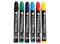 Stiften - glasstiften - porseleinstiften - basiskleuren - set van 6 assorti