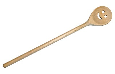 HOUT - LEPEL - SMILEY - STUK