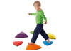 Evenwichtsparcours - balanceren - rivierstenen - set van 6 assorti