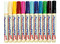 Stiften - glasstiften - porseleinstiften - dekkend - set van 12 assorti