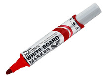 Stiften - whiteboard stiften - Pentel Maxiflo - 4 mm - rood - per stuk