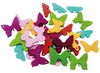 Figuren - vilt - met gaatjes - vlinders, harten, bloem en ster - decoratie - set van 120 assorti