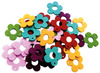 Figuren - vilt - met gaatjes - vlinders, harten, bloem en ster - decoratie - set van 120 assorti