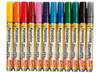 Stiften - glasstiften - porseleinstiften - glitter - set van 12 assorti