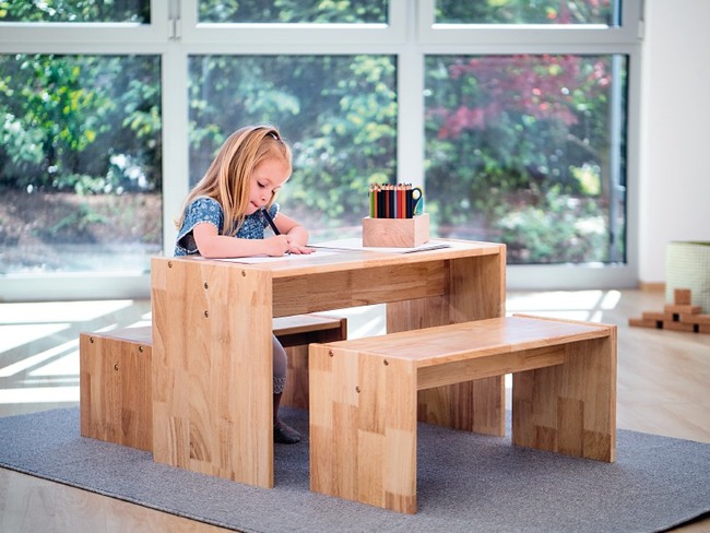 SPEELMEUBEL - PICKNICKTAFEL - TAFELBANKSET