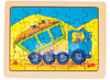 Themapuzzel - Goki - beroepen - 24 stukjes per puzzel - hout - set van 3 assorti
